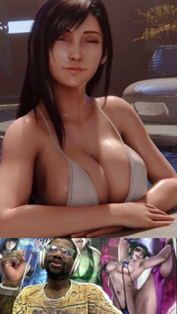 Big Huge Milky Breast Ass Tifa Shows You Her Tasty Milkies