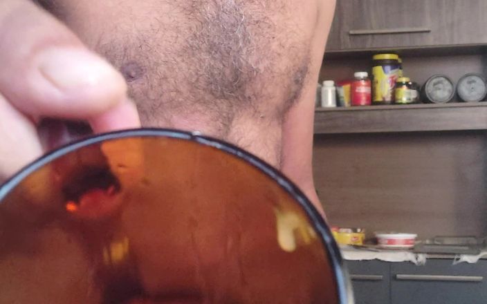 Hairy stink male: Éjaculation du cappuccino