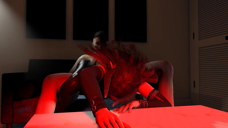 Wraith ward: Ngentot gadis bejat daemon di ruang tamu