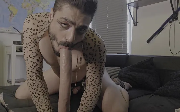 Daddy Femboy: Persian Femboy Has Foot Fetish and Cums in His Shoes...