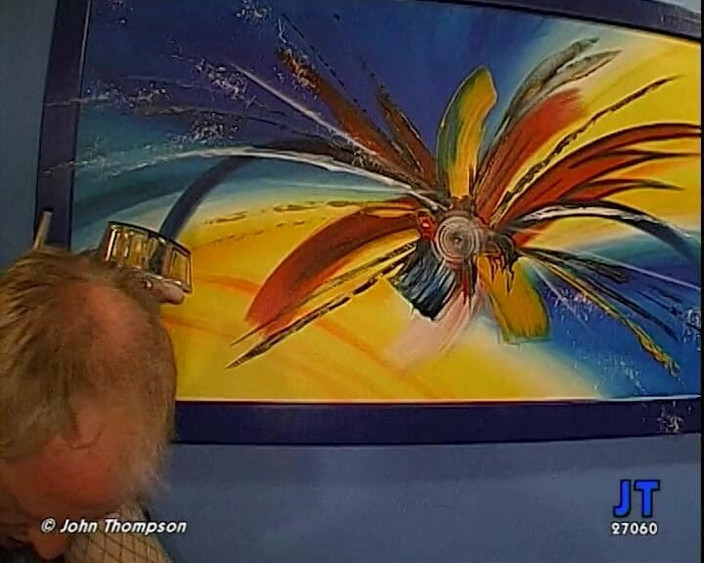 GGG John Thompson OLD STYLE: Blondin Blir Inseminerad Av En Armé Av Män - Bukkake Overload