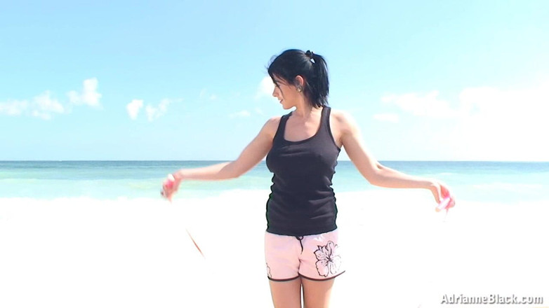Only Big Melons: Boobs Jumping on Beach!