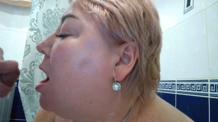 Zona901: BBW Milf loves getting a mouthful of cum after a...
