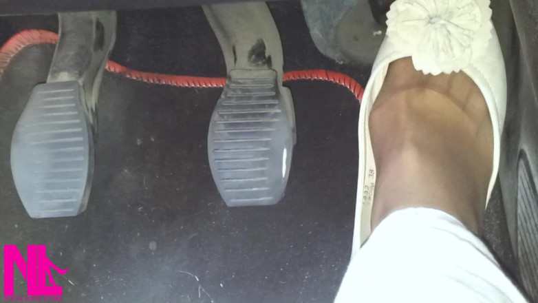 Nyllady: Pedal Pumping and Driving in Highway in Soft Worn Out...