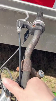 Pee on the Ground Near Truck Wheel