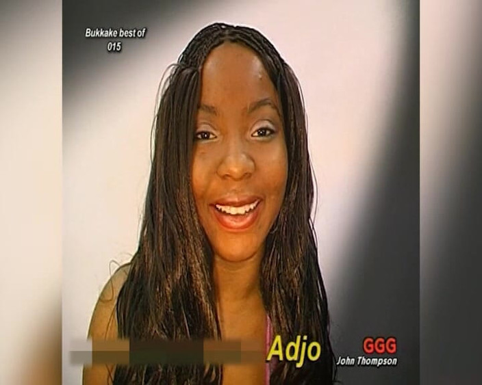 GGG John Thompson Classic Retro: Ggg John Thompson - Black Bukkake Slut Gets Her Face and...