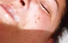 Wife Facialized and Fucked with Cum on Face