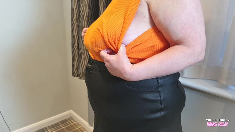 BBW_Wife: My Big Tits Spill Out All Over the Place (homemade Natural...