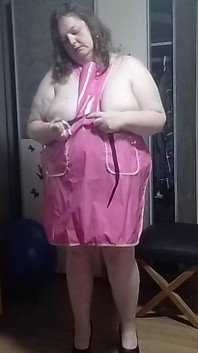 SSBBW Neue Gummischürze Und Nicht Drunter
