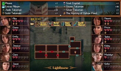 Dirty GamesXxX: Treasure of Nadia: chlap sleduje dvě lesbické milfky s obrovskými...