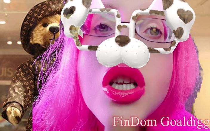 FinDom Goaldigger: Transformasi mainan plush pelacur banci