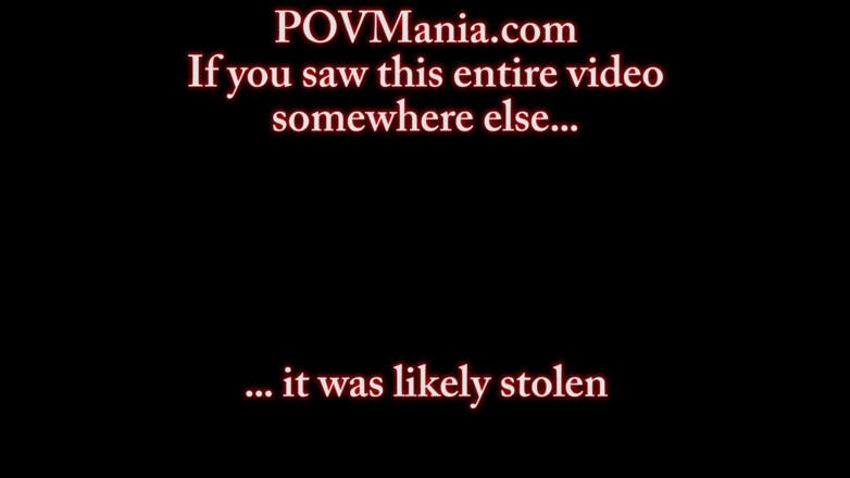 POV Mania: L'arrapante troia fa un pompino pov con Kiki Daire!!