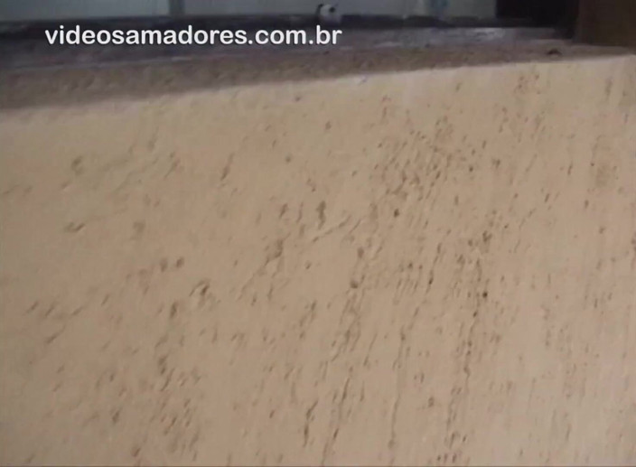 Amateurs videos: Blonde with beautiful natural curves taking a shower