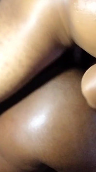 Ebony Girl Gets Fisted in Her Ass While Getting Doggy Fuck