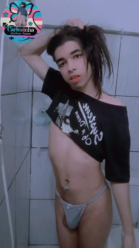 Srta. Carla: Carlezinha - Naked Slut Showing Her Ass and Her Soft Slut...