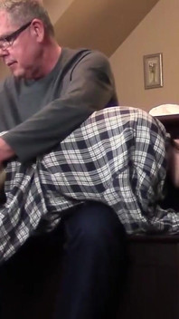 A Spanking at Bed Time