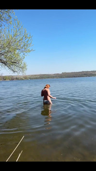 I spent the whole weekend swimming