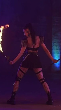 Fire Perfomance by Cara Croft