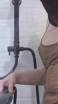 POV: You Are Watching a Naughty Malaysian Hijabi Getting Wet in the Shower