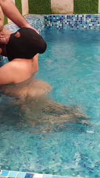 Komal Was Getting Into the Swimming Pool for the First Time