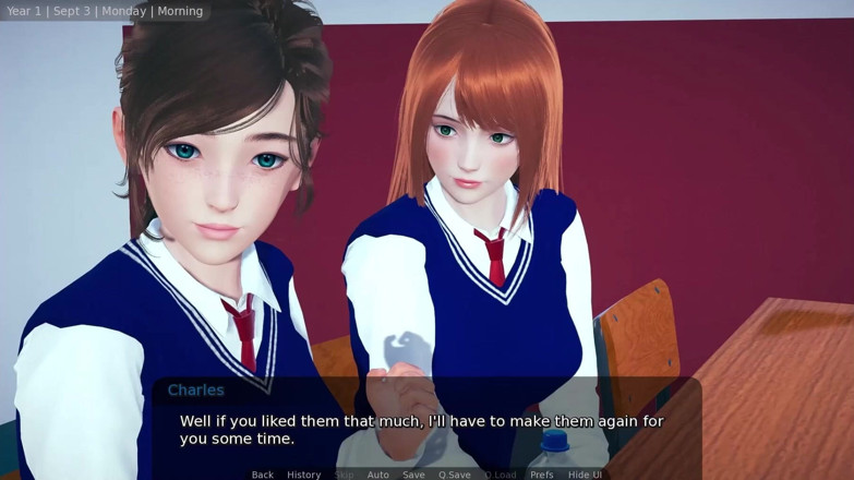 Visual Novels: Gezellig café deel 5 - wat is je bh-maat?