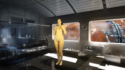 TheoryOfSex: Badkamer pis straf. Naakt lezen. Waardevolle technische ruimte in cosmos....