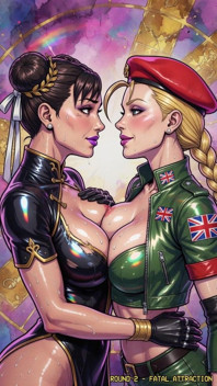 Hot Cammy and Chun Li