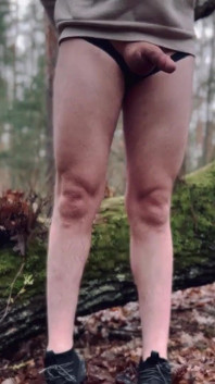 My Sweet Tiny Ass and Dick Flash in the Forest