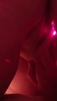 Masturbating