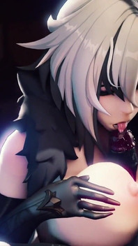 Arleccino From Genshin Impact Gives Hilichurl the Best Boob Job