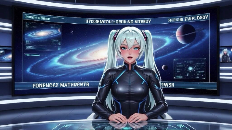 Tay Swift X: A Beautiful Woman with Greenish-blue Double Ponytails Was Being Severely...