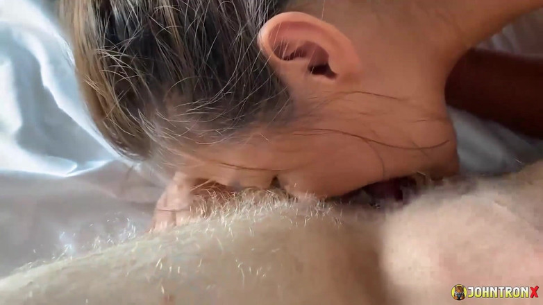 John Tron X: Johntronx - идеальное вылизывание очка и минет от горячей тайской крошки