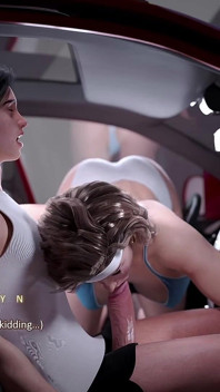 Horny MILF Stepmom Sucks Stepson's Big Cock After workout - 3D Hentai Game - Apocalust