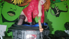 Ass destruction of a hetero sissy slut: Pelacur menghisap zakar Vegas