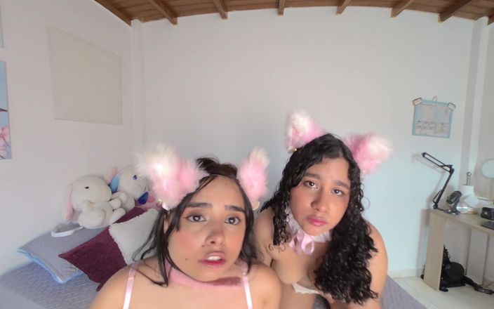 CuttiejennieVR: Flirty Cats Make You Eat Your Own Cum Part 1