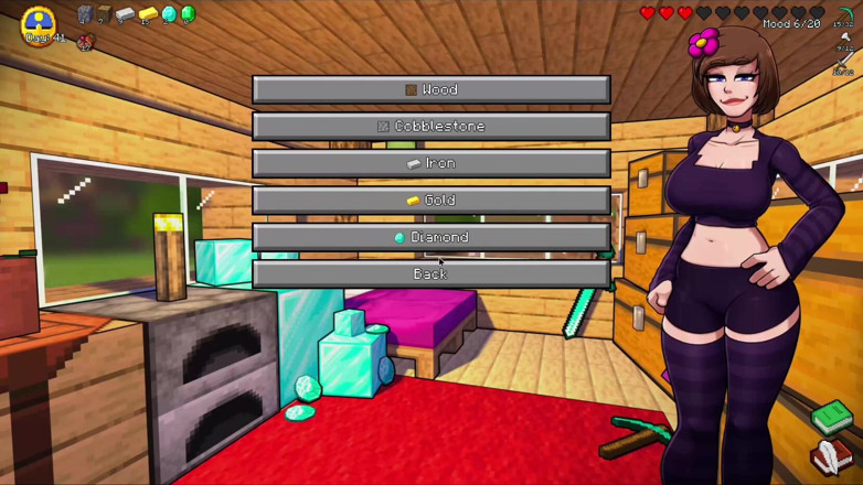 Alita: Hornycraft minecraft-parodie - steve bekommt einen schlampigen halsfick-blowjob von jenny für...