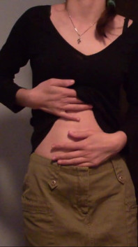 Skinny Teen with Glasses Full Bladder Desperation and Trying Pee on the Floor
