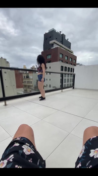 Terras voor het ontbijt