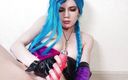 Webtolove: Crazy Jinx from League of Legends craved hard fucking and...