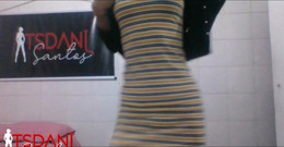 Tsdanisantos1: Daniela Santos, sexy et séduisante, danse puis a un orgasme.