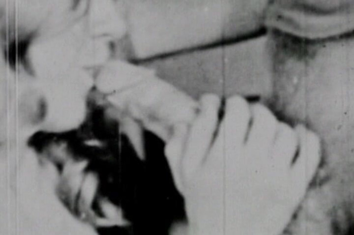 Vintage Babes: Slender Babe Gets a Facial After Hot Vintage Fuck