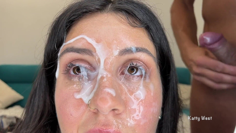 Katty West: フェイシャルコンピレーション。顔と口のコンパイルに兼