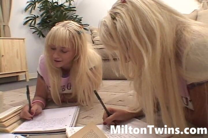 Milton Twins: Homework Makes Us Horny