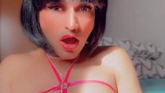 Sissy Slut Brianna: Chceš mě takhle ošukat, jako moje 21cm dildo?