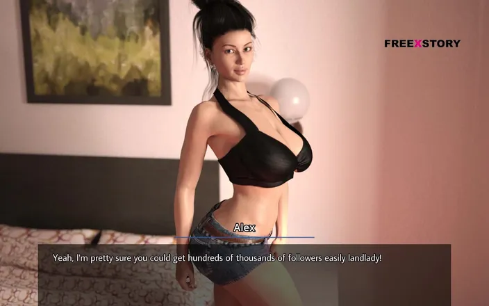 3D cartoon porn: Dreams of Desire - Nude Photoshoot with Landlady
