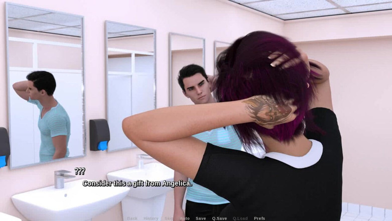 Dirty GamesXxX: Myth academia: pompino e sborrata nel bagno del college-Ep3