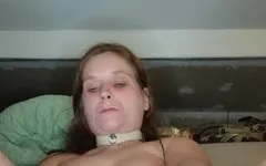 Köle anny üretrasını kendisi genişletiyor