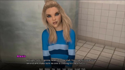 Visual Novels: WVM stars university part 15 - scopa cameriera in bocca in bagno