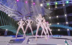 [mmd] Secret Number - Got That Boom Ahri Akali Seraphine Kaisa Evelynn Sexy Striptease
