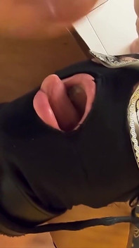 Birthday Gift From His Girlfried a Tied-up Slave Slut to Be Fucked and Craving for Cum in Her Mouth